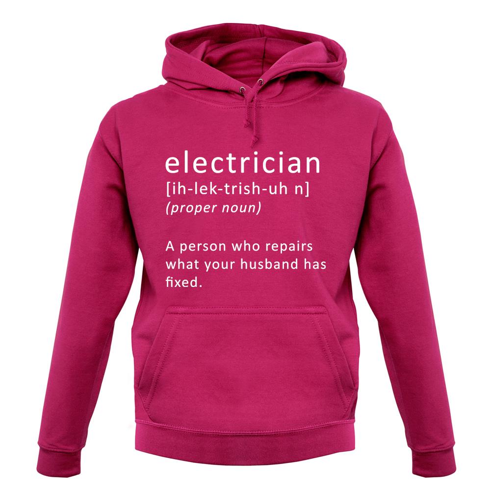 Electrician Definition unisex hoodie Electrician Definition unisex hoodie