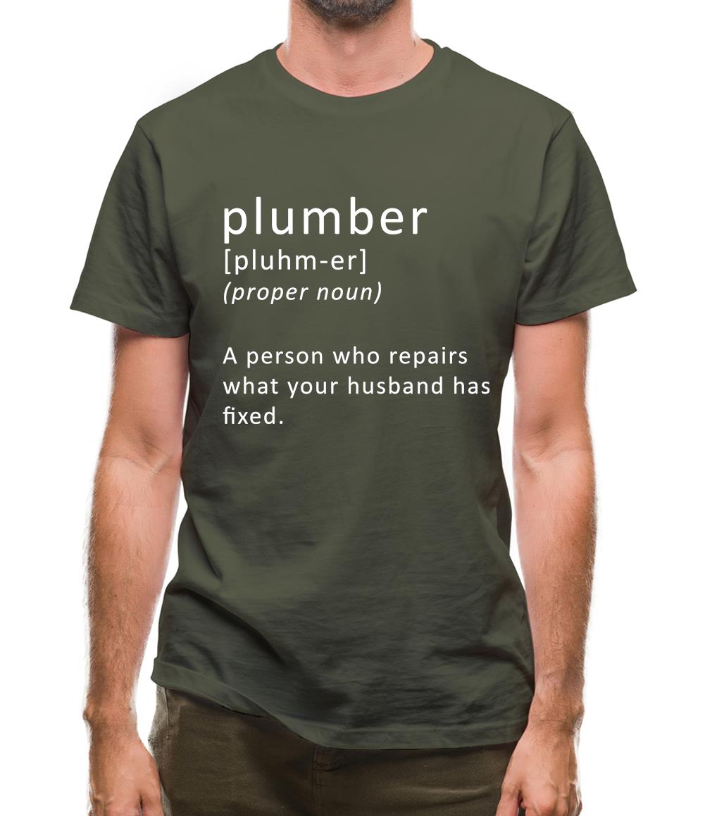 Plumber Definition Mens T-Shirt Plumber Definition Mens T-Shirt