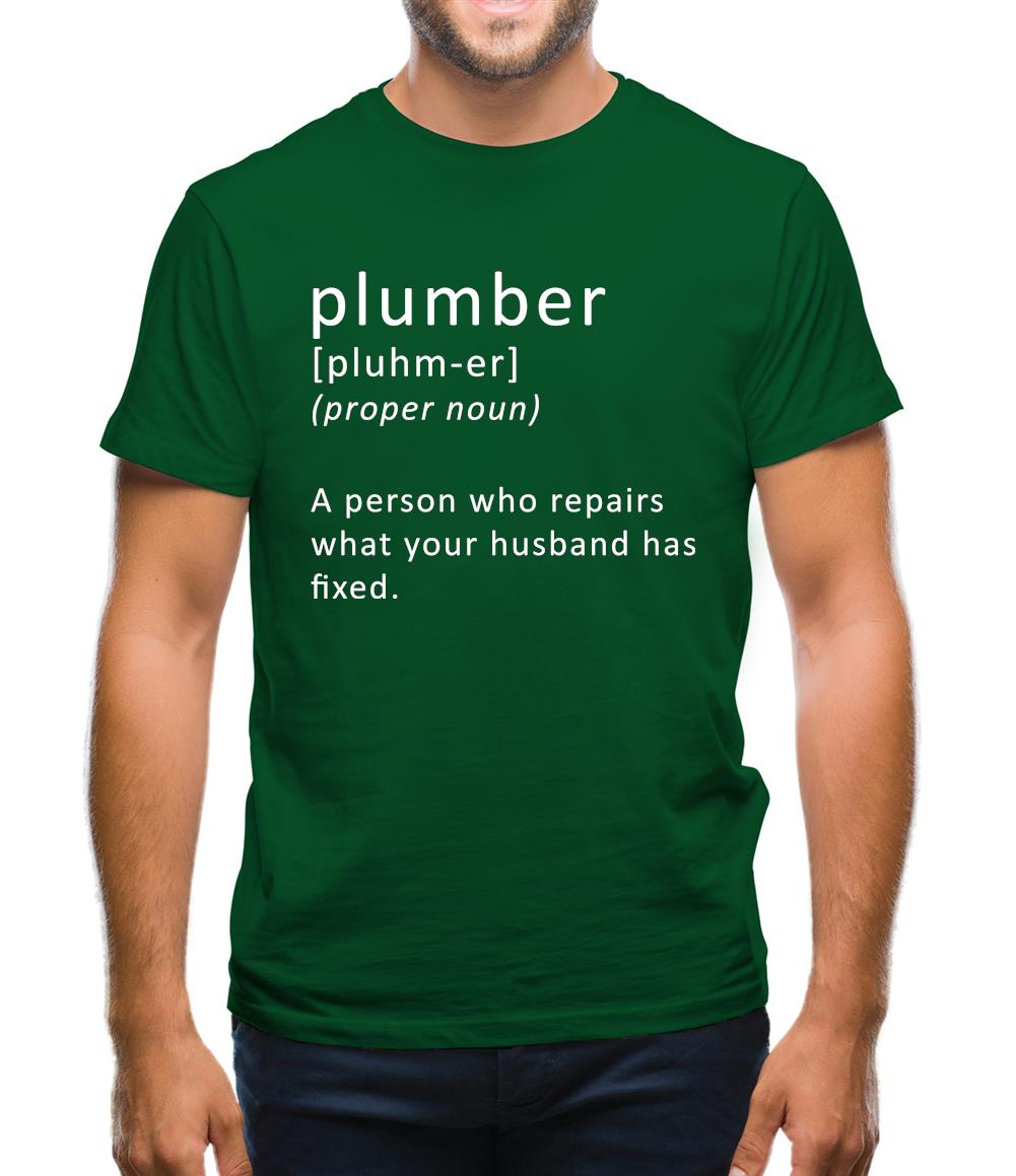 Plumber Definition Mens T-Shirt Plumber Definition Mens T-Shirt