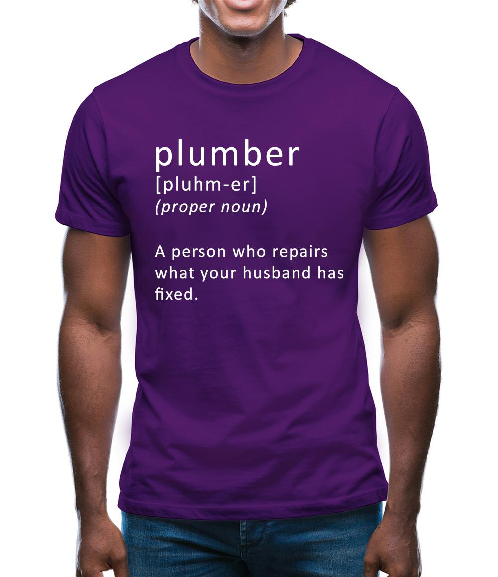 Plumber Definition Mens T-Shirt Plumber Definition Mens T-Shirt