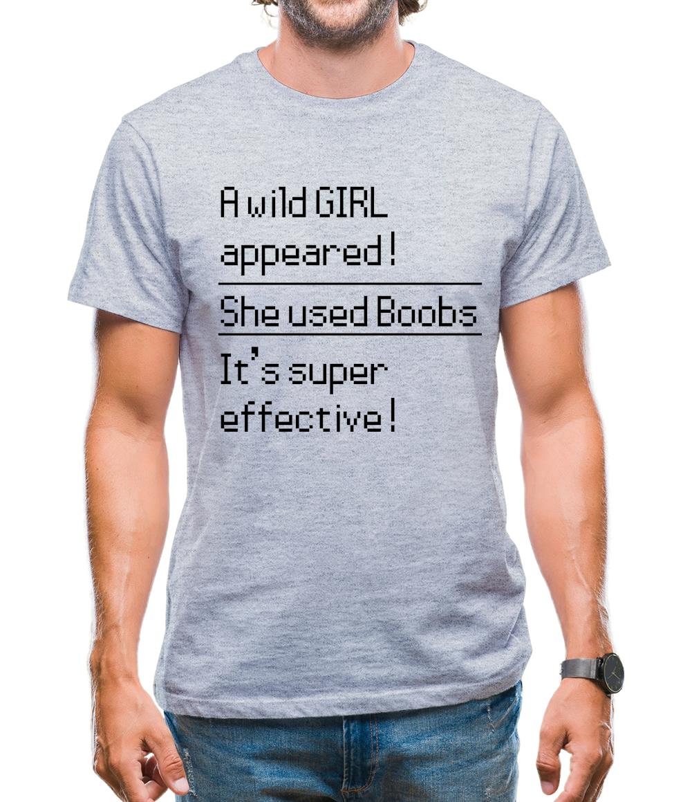 She Uses Boobs Mens T-Shirt She Uses Boobs Mens T-Shirt