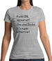 She Uses Boobs Womens T-Shirt She Uses Boobs Womens T-Shirt