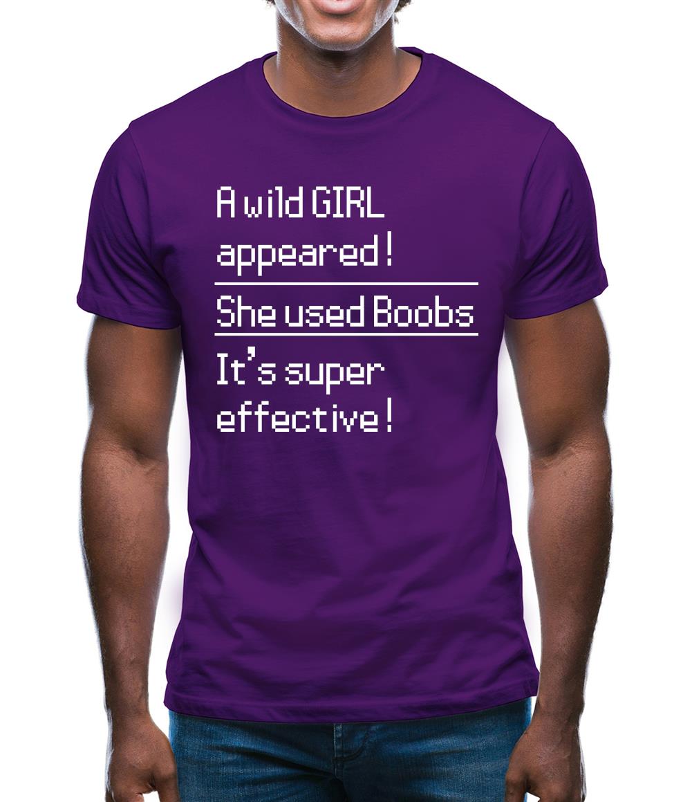 She Uses Boobs Mens T-Shirt She Uses Boobs Mens T-Shirt
