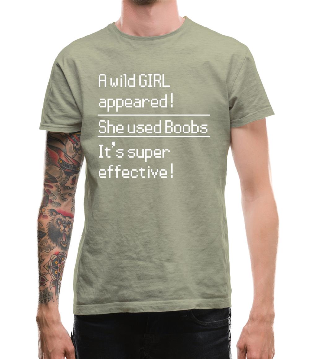 She Uses Boobs Mens T-Shirt She Uses Boobs Mens T-Shirt