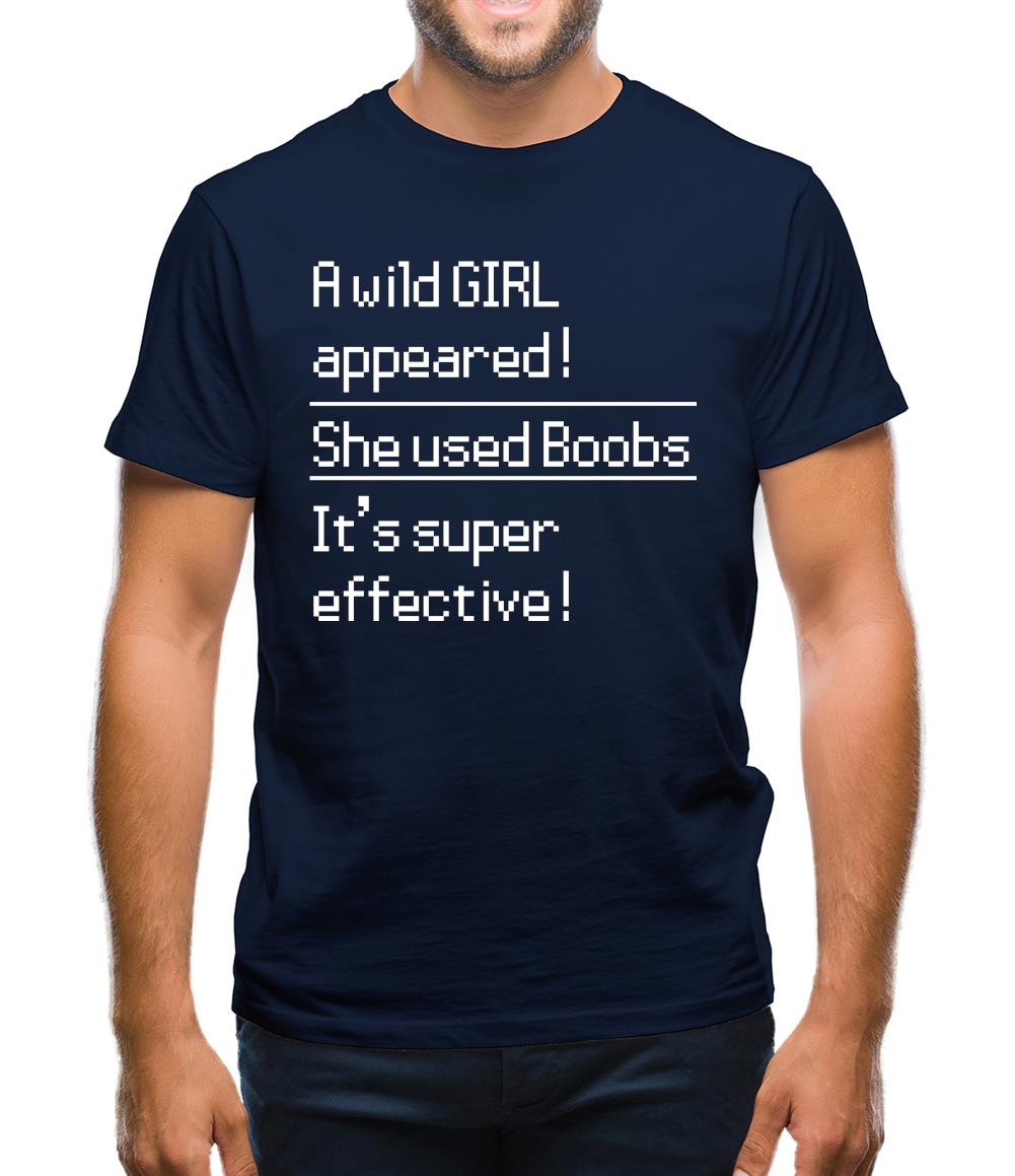 She Uses Boobs Mens T-Shirt She Uses Boobs Mens T-Shirt