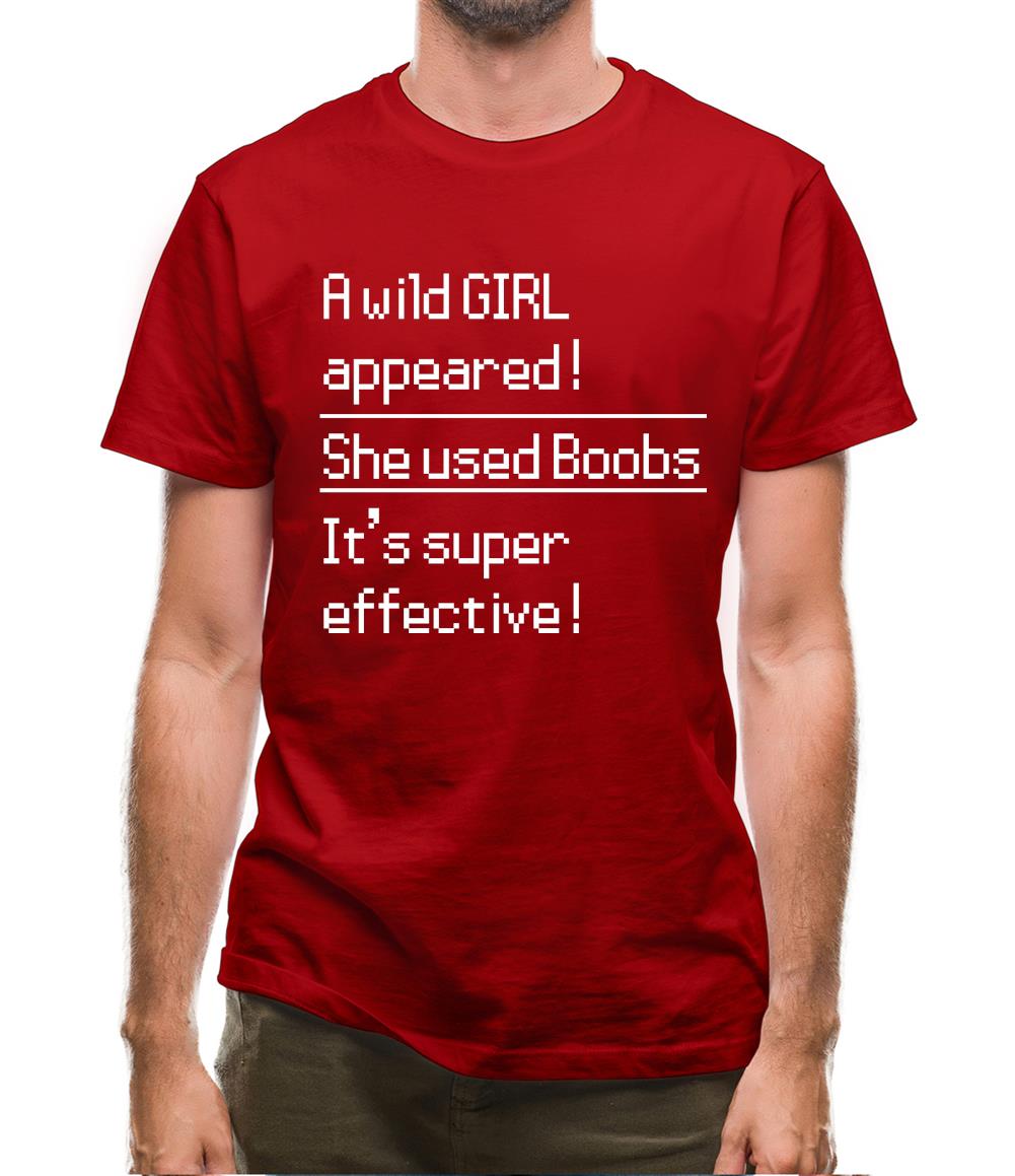 She Uses Boobs Mens T-Shirt She Uses Boobs Mens T-Shirt