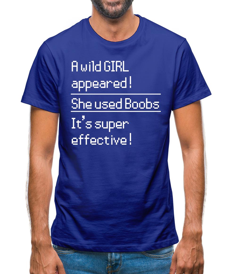 She Uses Boobs Mens T-Shirt She Uses Boobs Mens T-Shirt