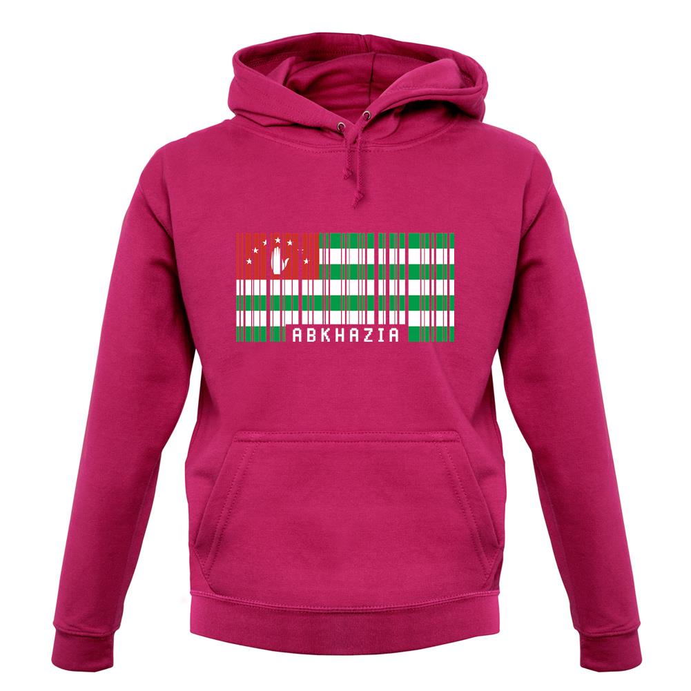 Abkhazia Barcode Style Flag unisex hoodie Abkhazia Barcode Style Flag unisex hoodie