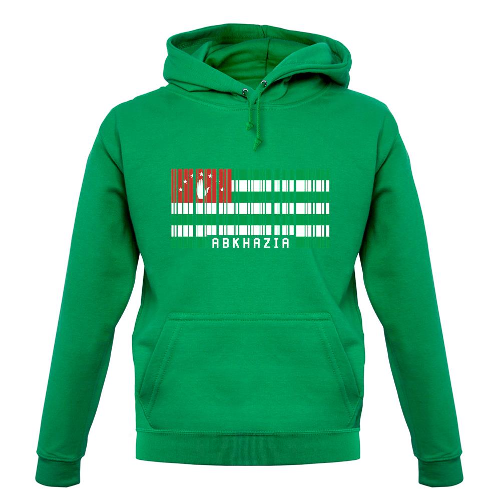 Abkhazia Barcode Style Flag unisex hoodie Abkhazia Barcode Style Flag unisex hoodie