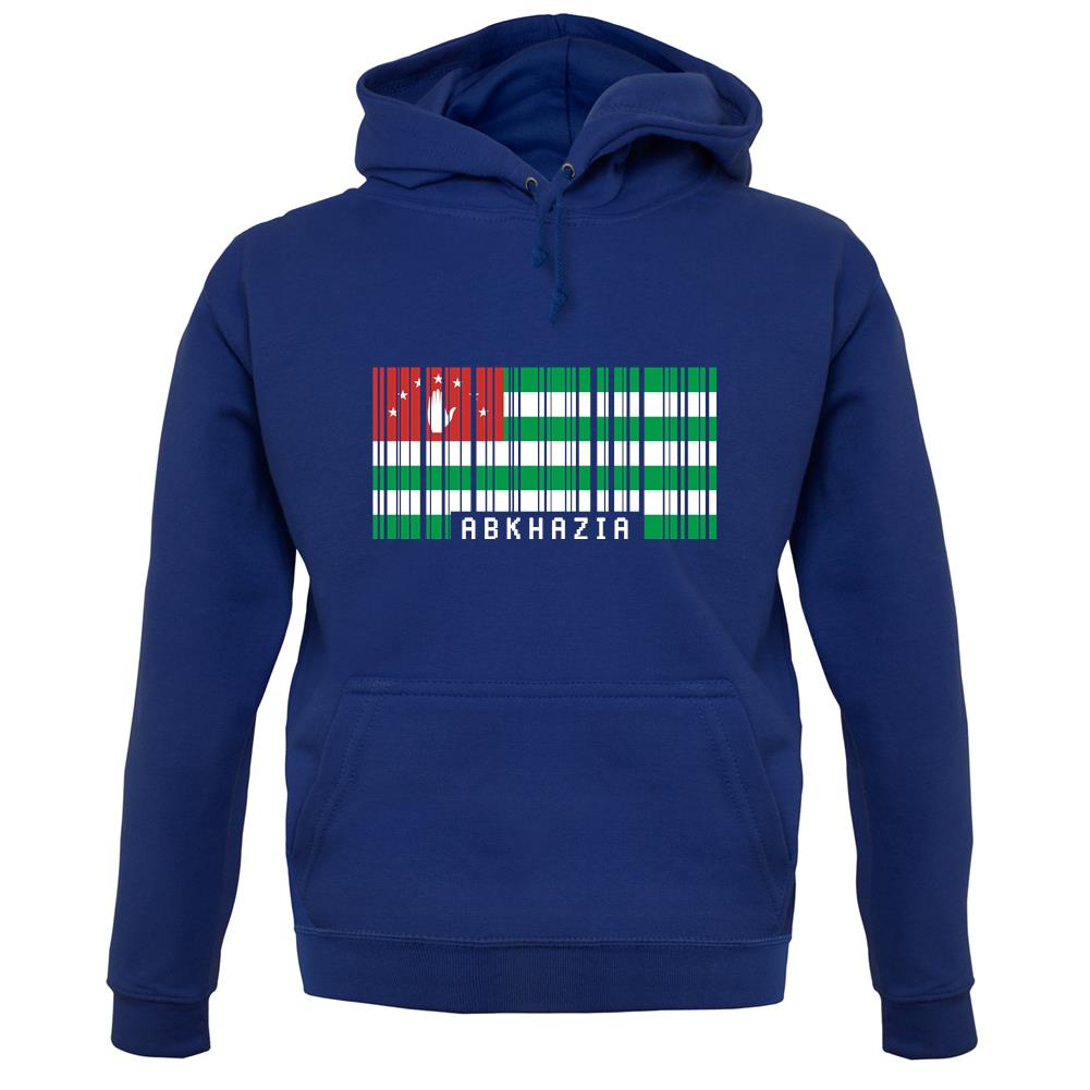 Abkhazia Barcode Style Flag unisex hoodie Abkhazia Barcode Style Flag unisex hoodie