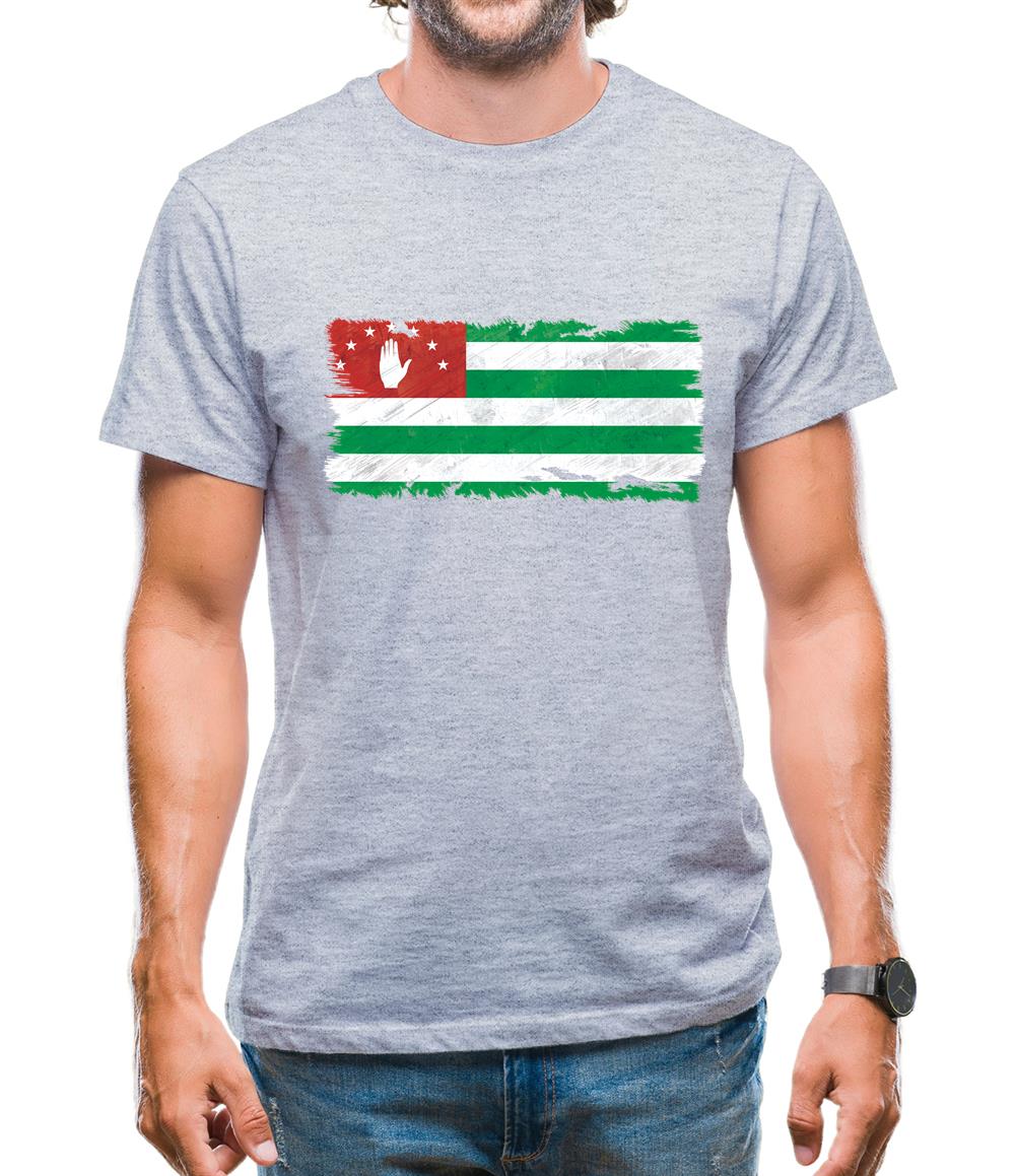 Abkhazia Grunge Style Flag Mens T-Shirt Abkhazia Grunge Style Flag Mens T-Shirt