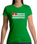 Abkhazia Grunge Style Flag Womens T-Shirt Abkhazia Grunge Style Flag Womens T-Shirt