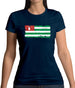 Abkhazia Grunge Style Flag Womens T-Shirt Abkhazia Grunge Style Flag Womens T-Shirt