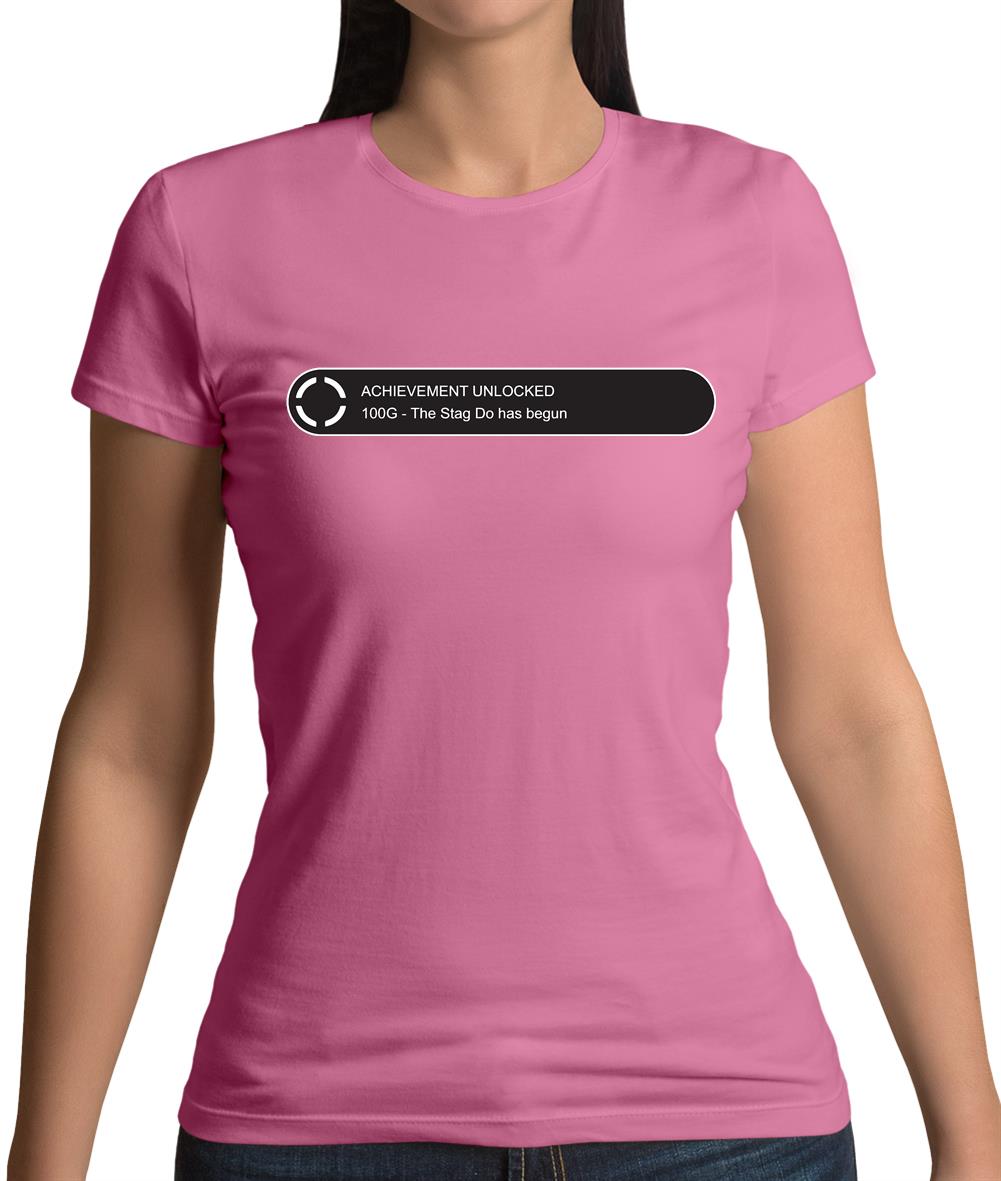 Achievement Unlocked Stag Do Womens T-Shirt Achievement Unlocked Stag Do Womens T-Shirt