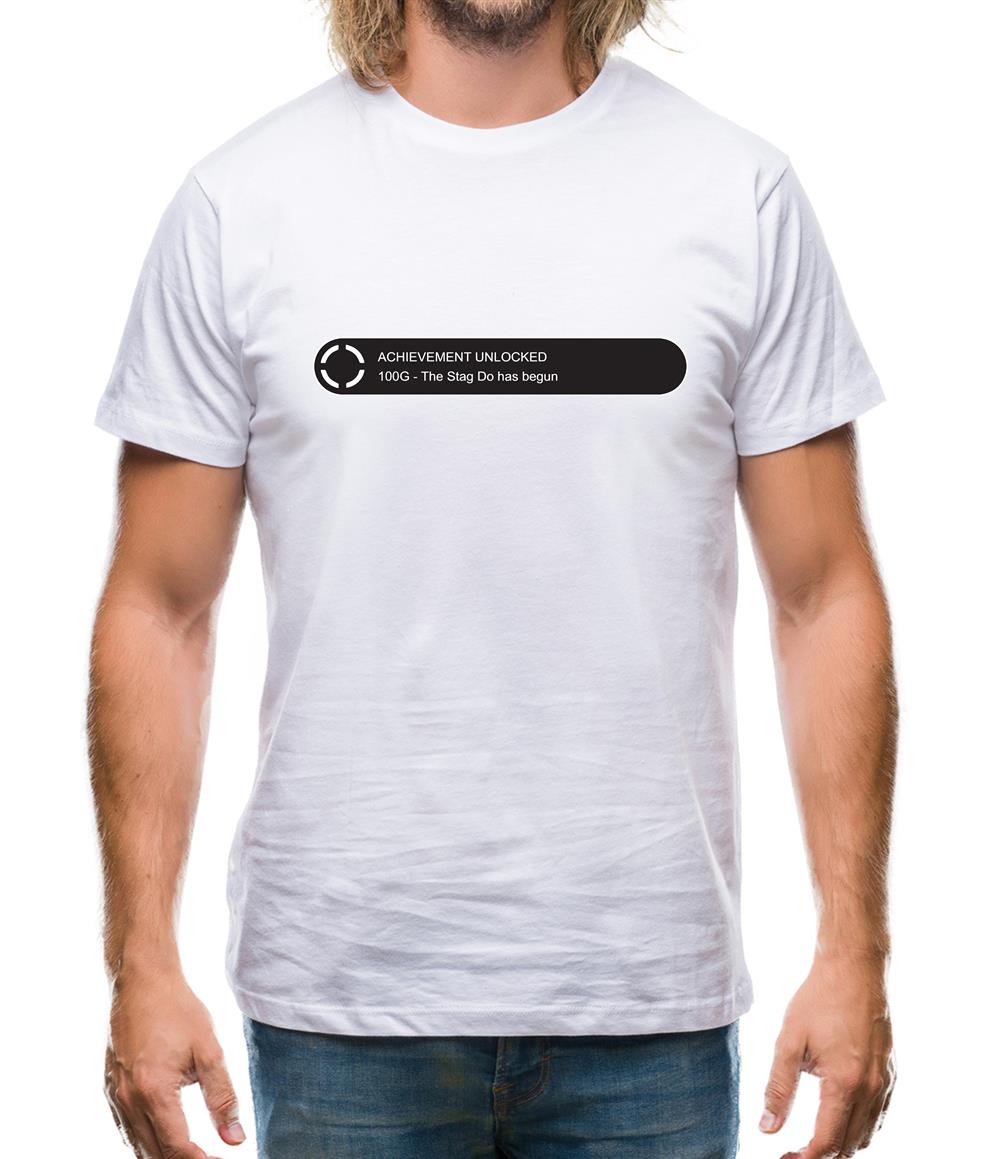 Achievement Unlocked Stag Do Mens T-Shirt Achievement Unlocked Stag Do Mens T-Shirt