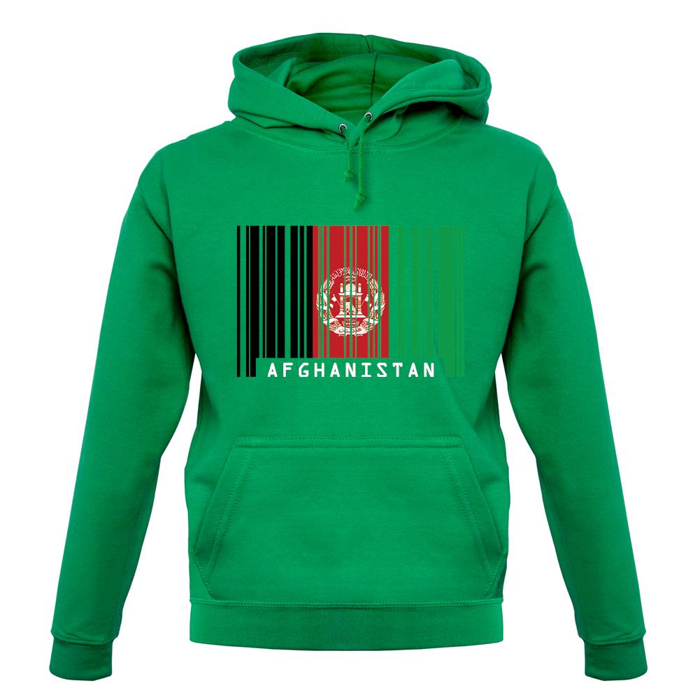 Afghanistan Barcode Style Flag unisex hoodie Afghanistan Barcode Style Flag unisex hoodie