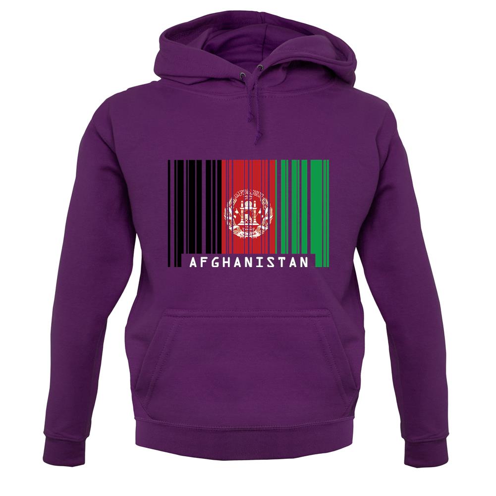 Afghanistan Barcode Style Flag unisex hoodie Afghanistan Barcode Style Flag unisex hoodie