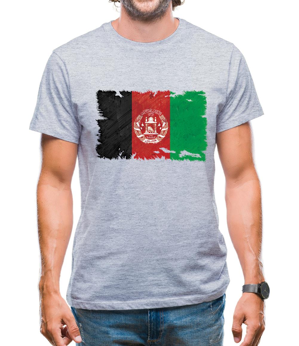 Afghanistan Grunge Style Flag Mens T-Shirt Afghanistan Grunge Style Flag Mens T-Shirt