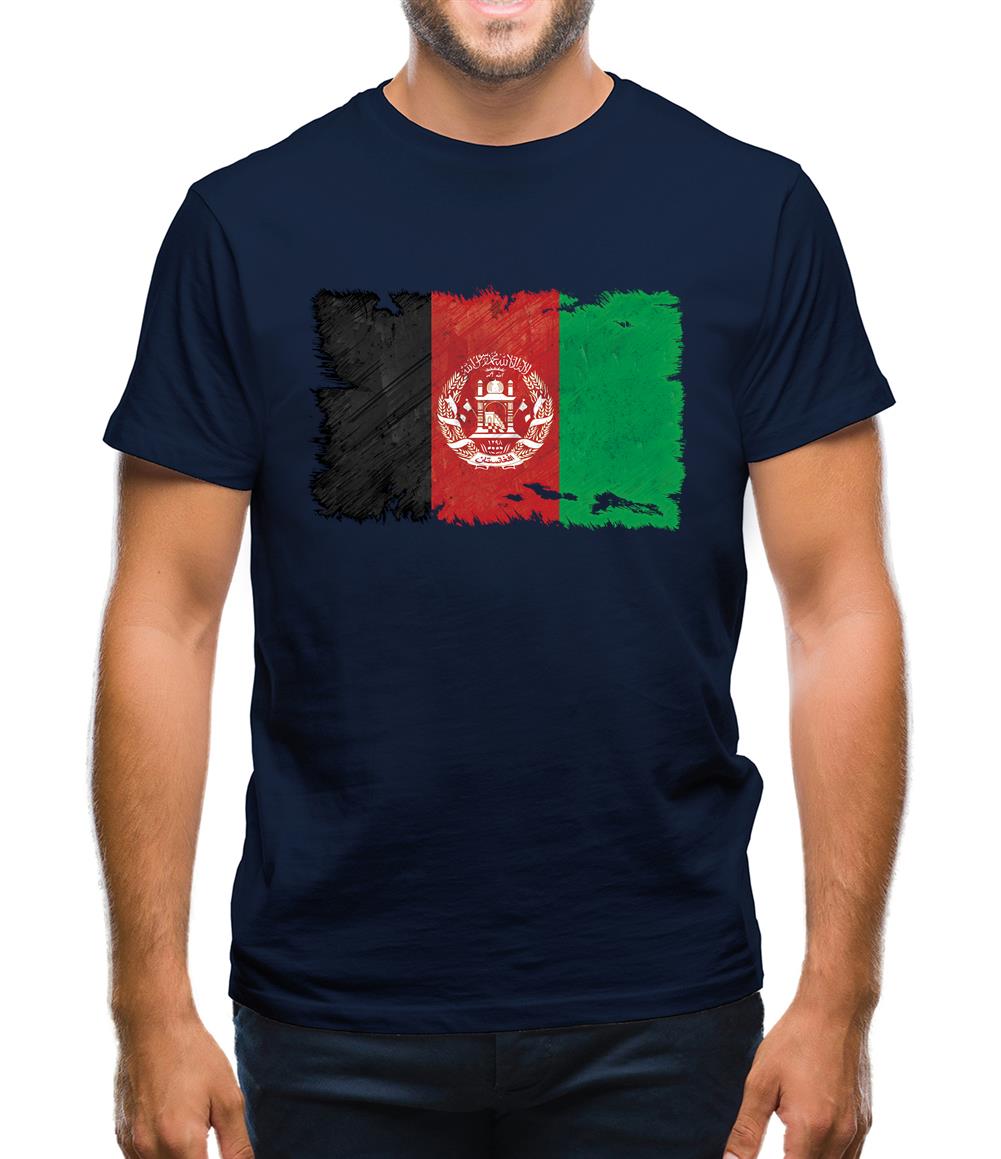 Afghanistan Grunge Style Flag Mens T-Shirt Afghanistan Grunge Style Flag Mens T-Shirt
