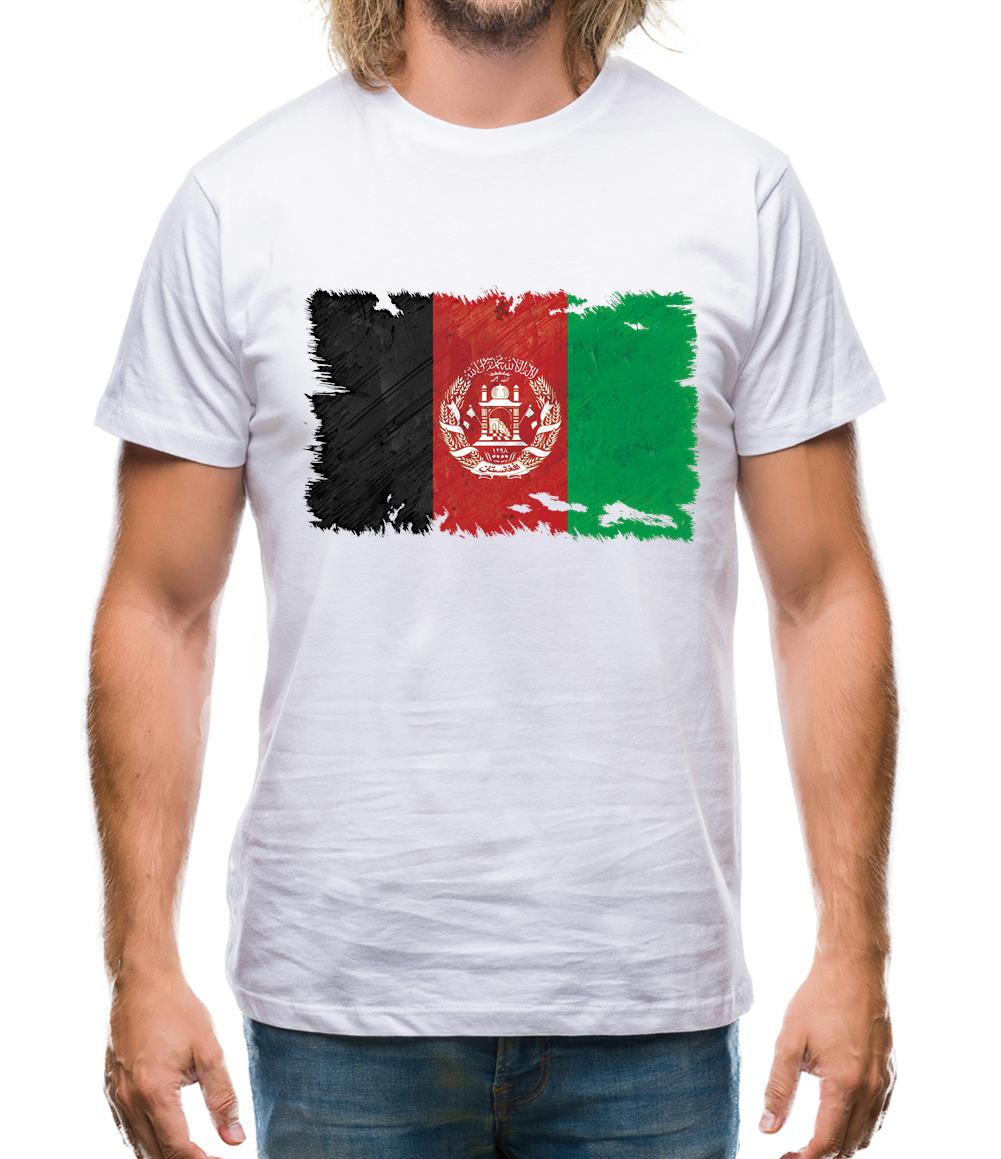 Afghanistan Grunge Style Flag Mens T-Shirt Afghanistan Grunge Style Flag Mens T-Shirt