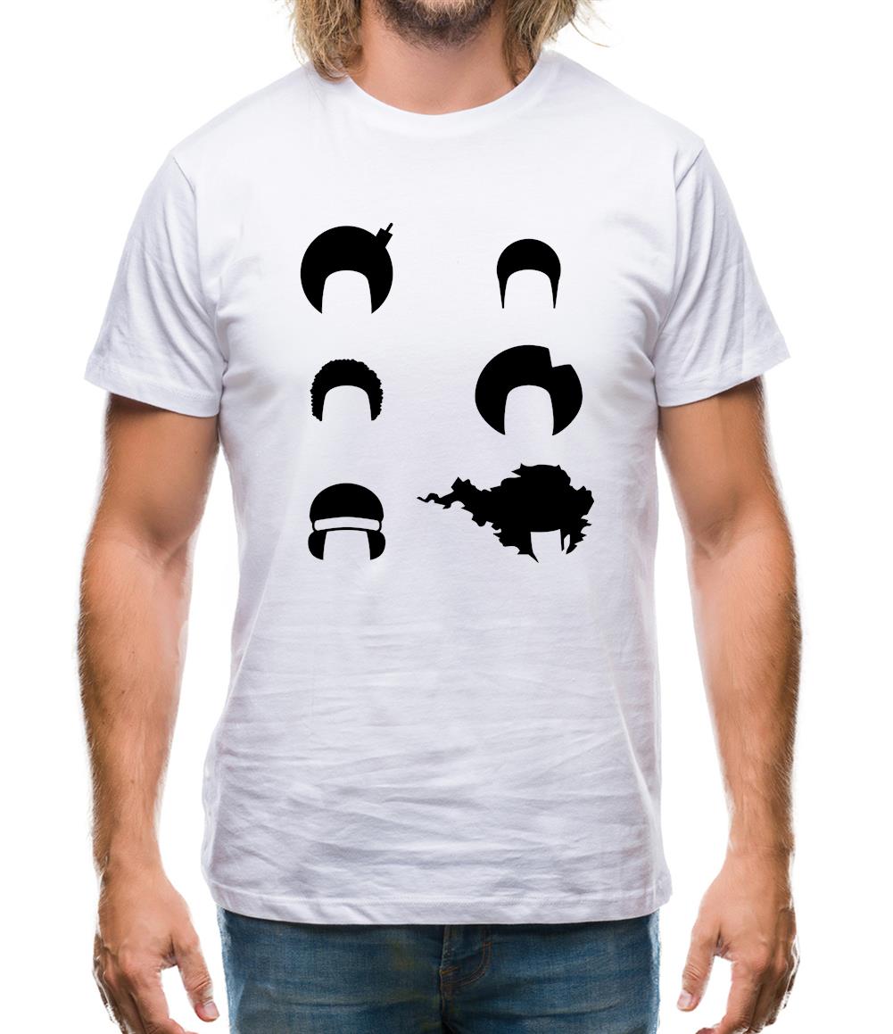 Afro Funky Hair Styles Mens T-Shirt Afro Funky Hair Styles Mens T-Shirt
