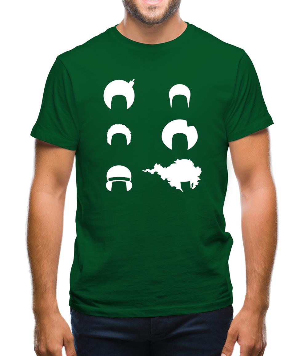 Afro Funky Hair Styles Mens T-Shirt Afro Funky Hair Styles Mens T-Shirt