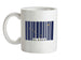 Alaska Barcode Style Flag Ceramic Mug Alaska Barcode Style Flag Ceramic Mug