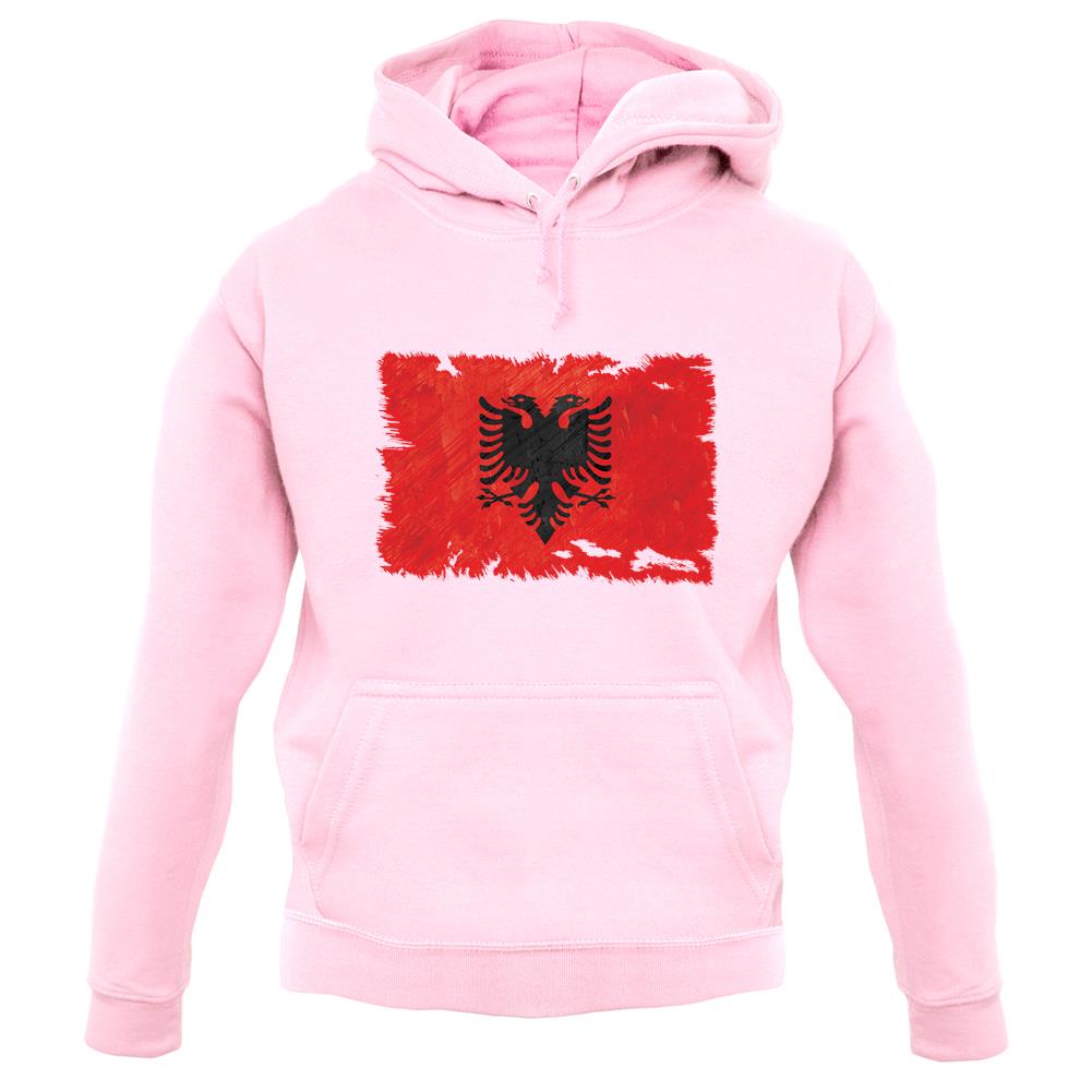 Albania Grunge Style Flag unisex hoodie Albania Grunge Style Flag unisex hoodie