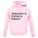 Alejandro & Daniel & Fabian Unisex Hoodie Alejandro & Daniel & Fabian Unisex Hoodie
