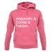 Alejandro & Daniel & Fabian Unisex Hoodie Alejandro & Daniel & Fabian Unisex Hoodie