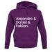 Alejandro & Daniel & Fabian Unisex Hoodie Alejandro & Daniel & Fabian Unisex Hoodie