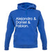 Alejandro & Daniel & Fabian Unisex Hoodie Alejandro & Daniel & Fabian Unisex Hoodie
