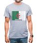 Algeria Barcode Style Flag Mens T-Shirt Algeria Barcode Style Flag Mens T-Shirt