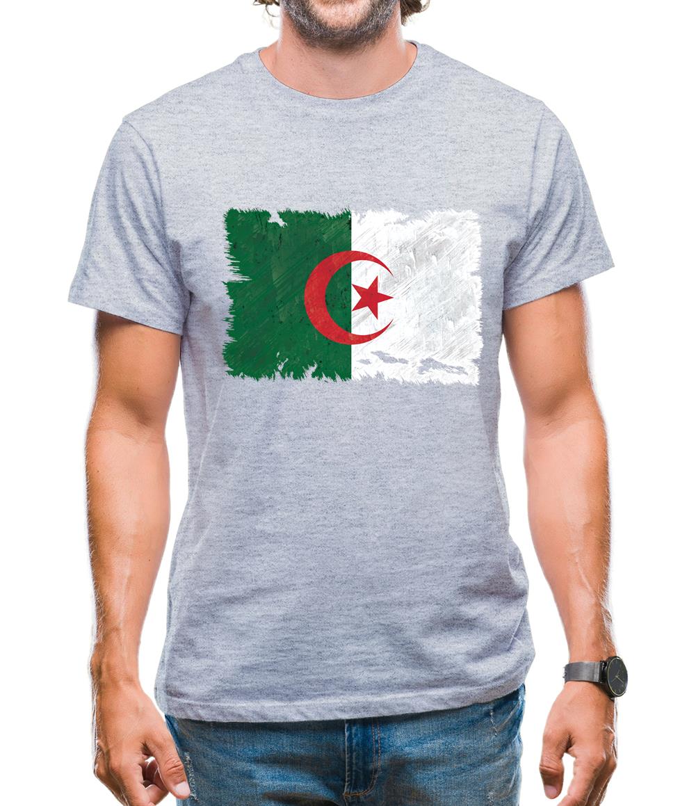 Algeria Grunge Style Flag Mens T-Shirt Algeria Grunge Style Flag Mens T-Shirt