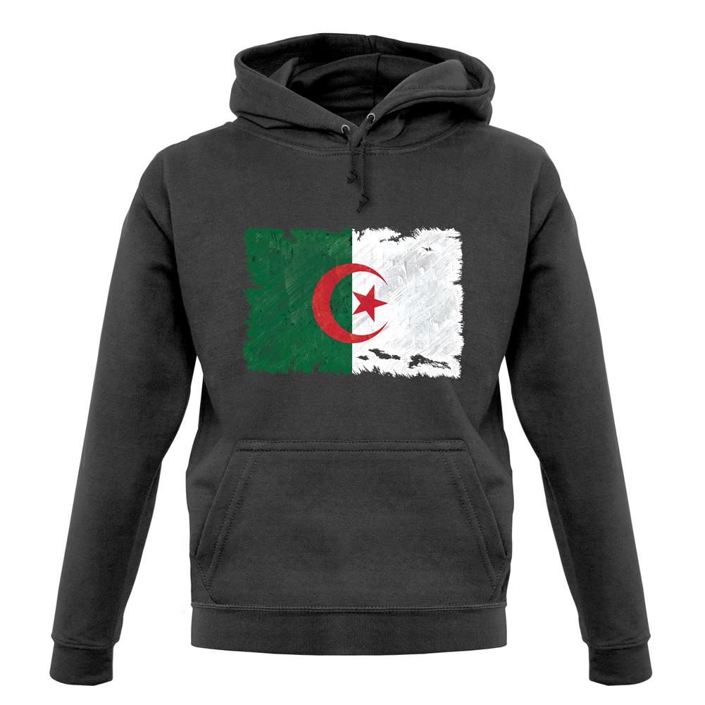 Algeria Grunge Style Flag unisex hoodie Algeria Grunge Style Flag unisex hoodie