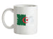 Algeria Grunge Style Flag Ceramic Mug Algeria Grunge Style Flag Ceramic Mug