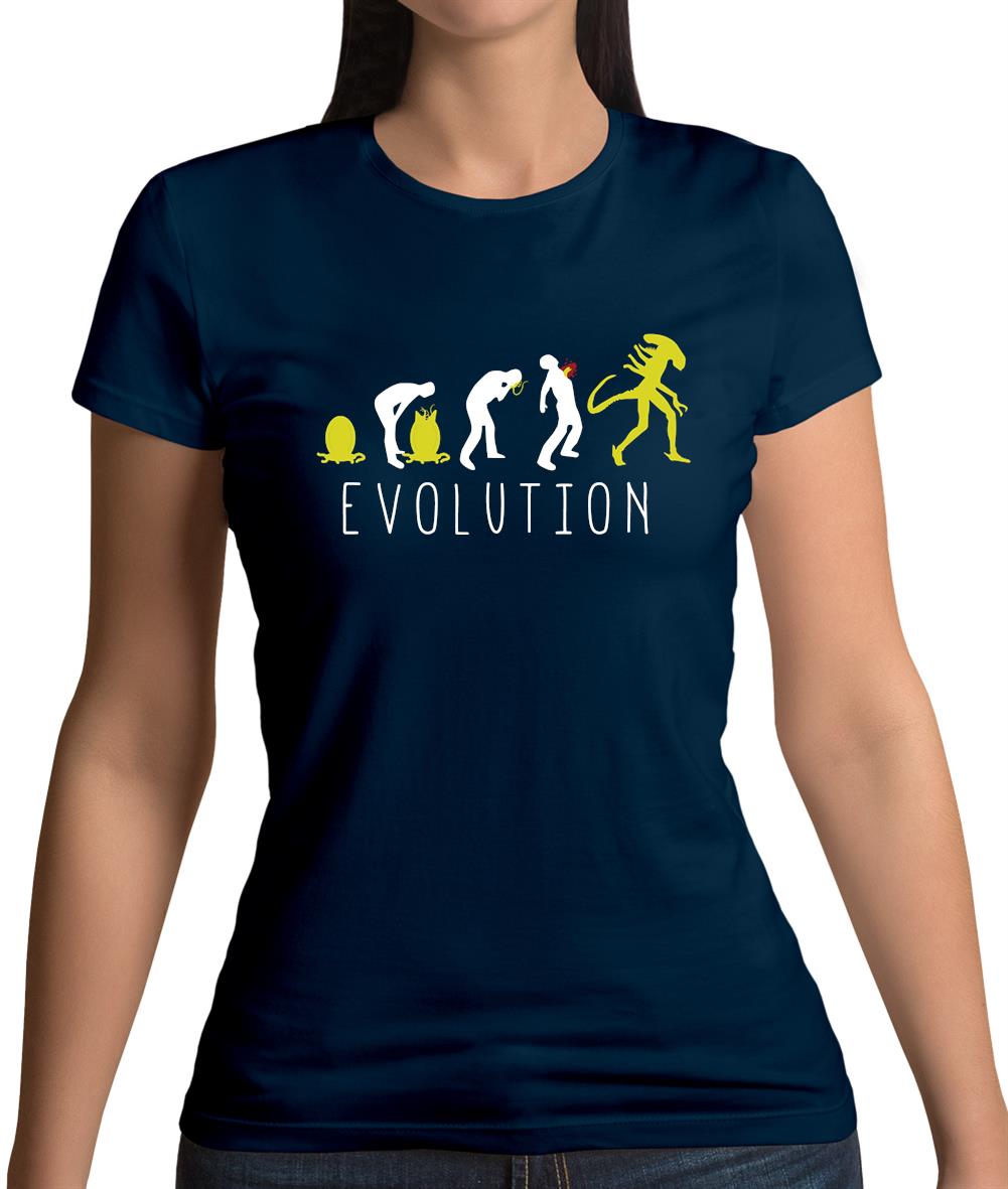 Alien Olution Womens T-Shirt Alien Olution Womens T-Shirt
