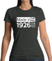 Made In 1926 All British Parts Crown Womens T-Shirt Made In 1926 All British Parts Crown Womens T-Shirt