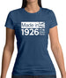 Made In 1926 All British Parts Crown Womens T-Shirt Made In 1926 All British Parts Crown Womens T-Shirt