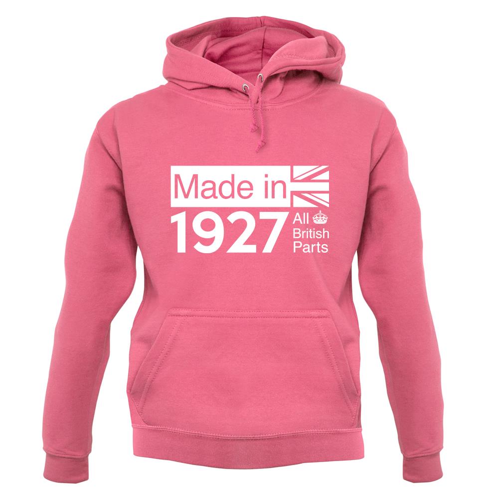 Made In 1927 All British Parts Crown unisex hoodie Made In 1927 All British Parts Crown unisex hoodie