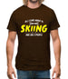 All I Care About Is Skiing Mens T-Shirt All I Care About Is Skiing Mens T-Shirt