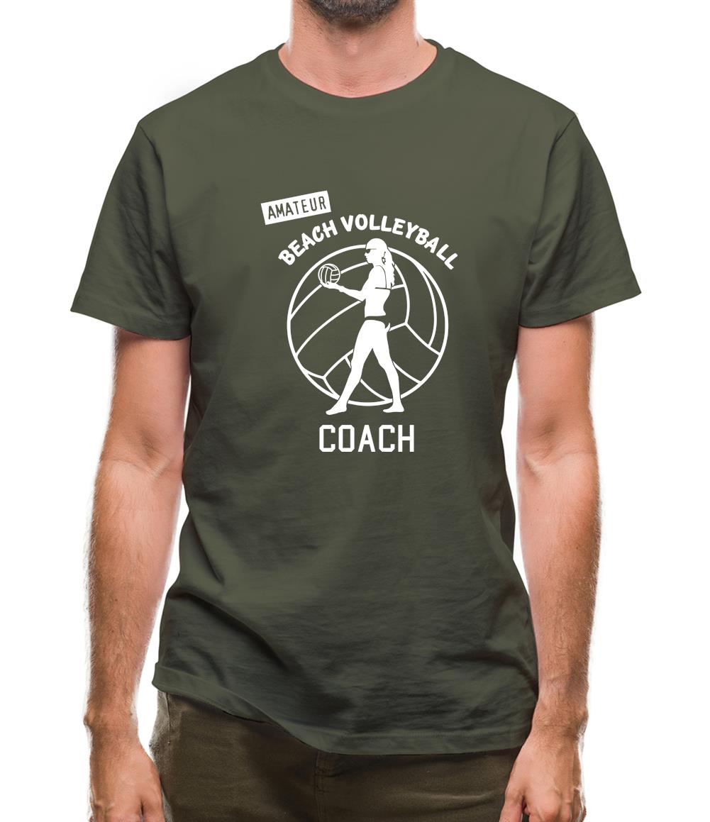 Amateur Beach Volleyball Coach Mens T-Shirt Amateur Beach Volleyball Coach Mens T-Shirt