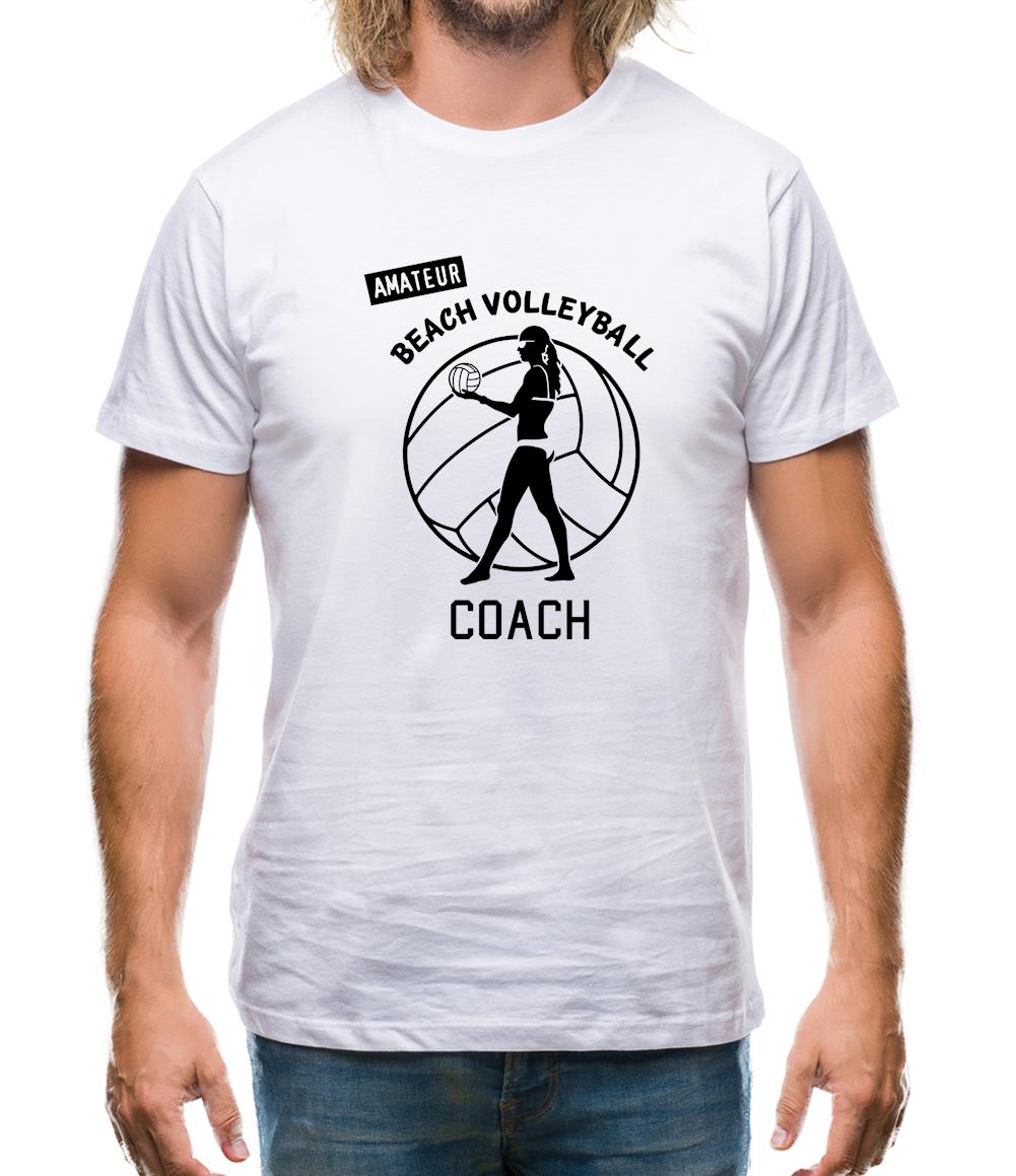 Amateur Beach Volleyball Coach Mens T-Shirt Amateur Beach Volleyball Coach Mens T-Shirt