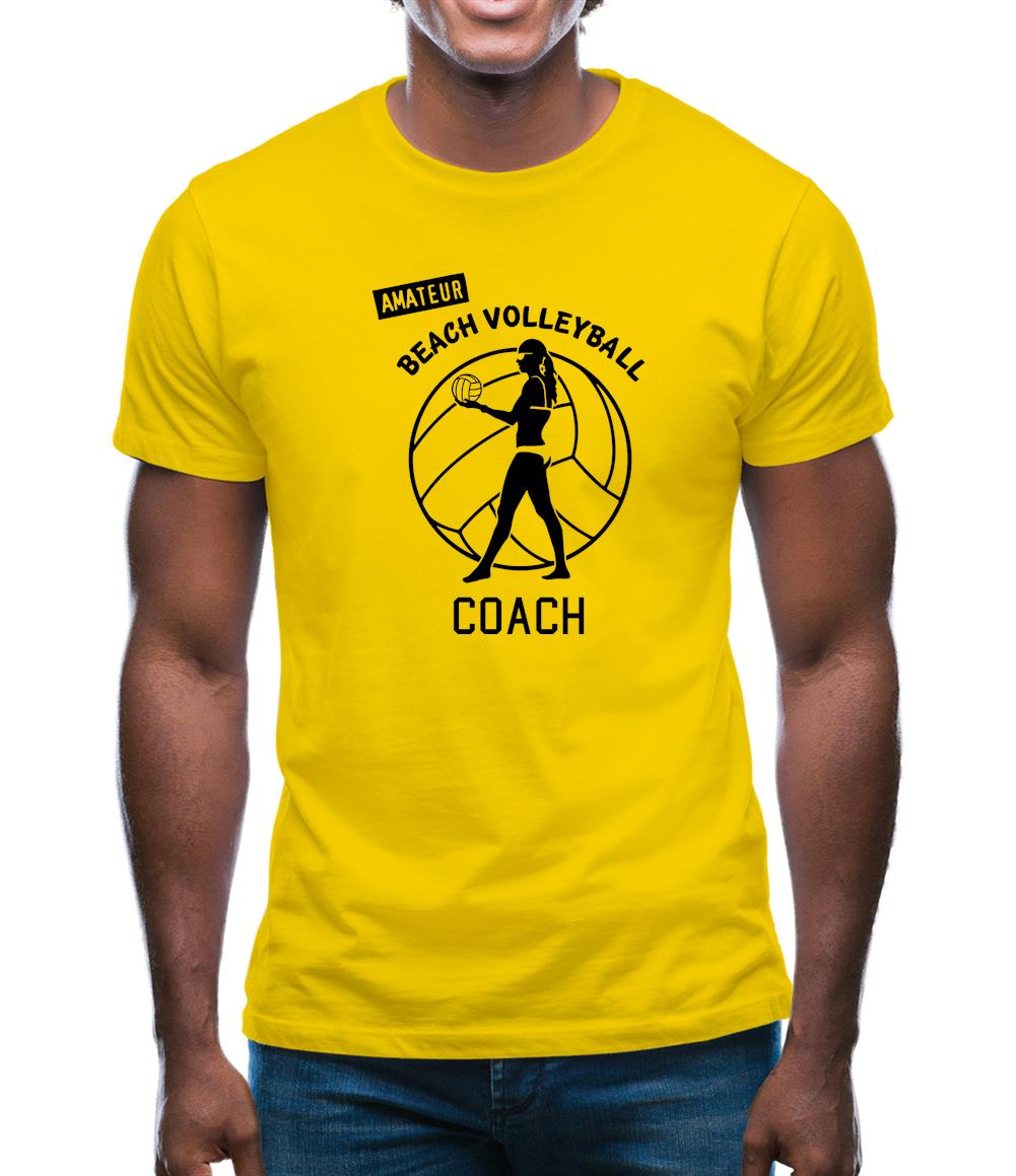 Amateur Beach Volleyball Coach Mens T-Shirt Amateur Beach Volleyball Coach Mens T-Shirt