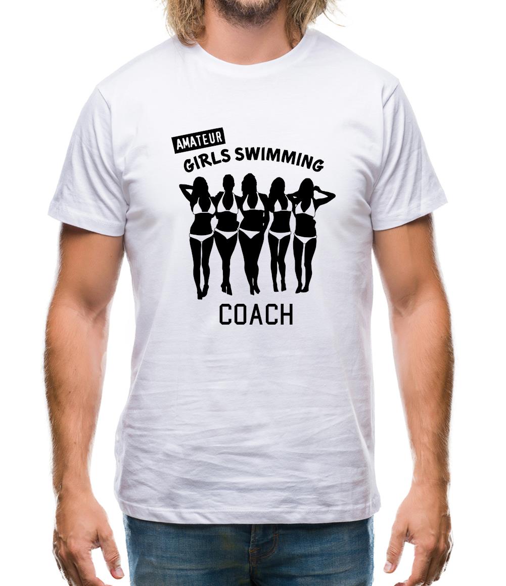 Amateur Girls Swimming Coach Mens T-Shirt Amateur Girls Swimming Coach Mens T-Shirt