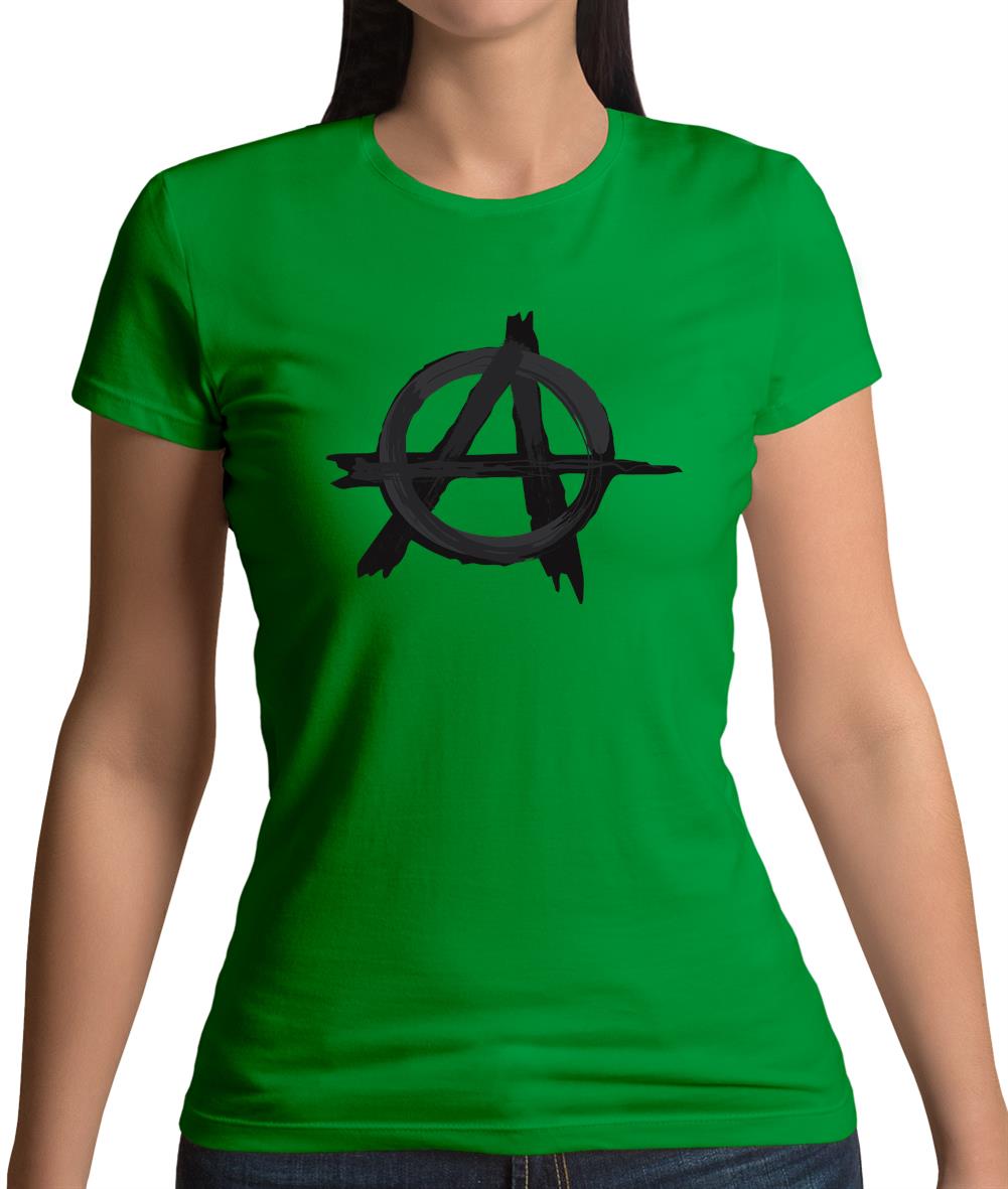Anarchy Symbol Womens T-Shirt Anarchy Symbol Womens T-Shirt