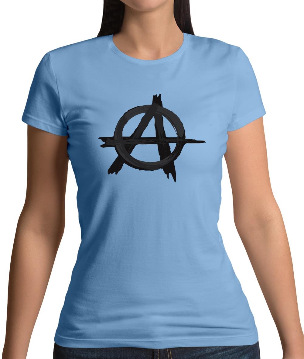 Anarchy Symbol Womens T-Shirt Anarchy Symbol Womens T-Shirt