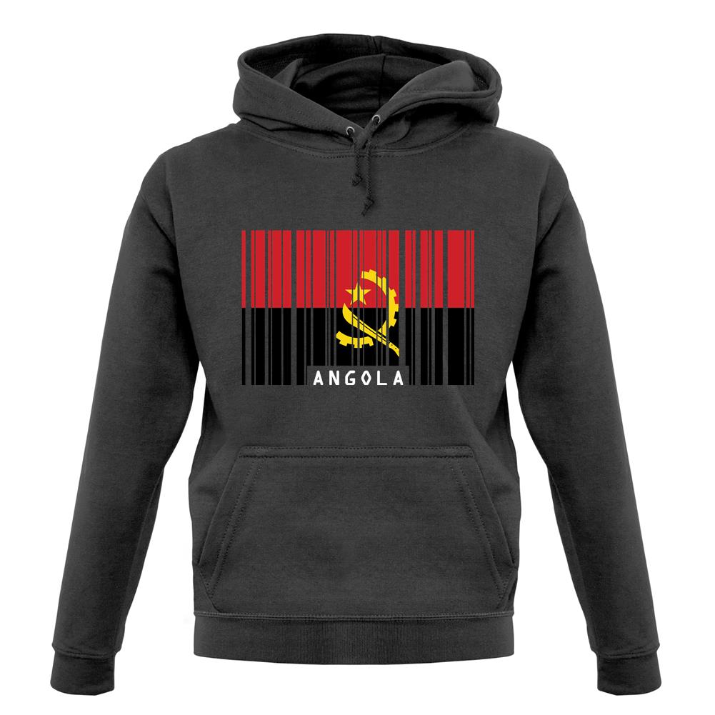 Angola Barcode Style Flag unisex hoodie Angola Barcode Style Flag unisex hoodie