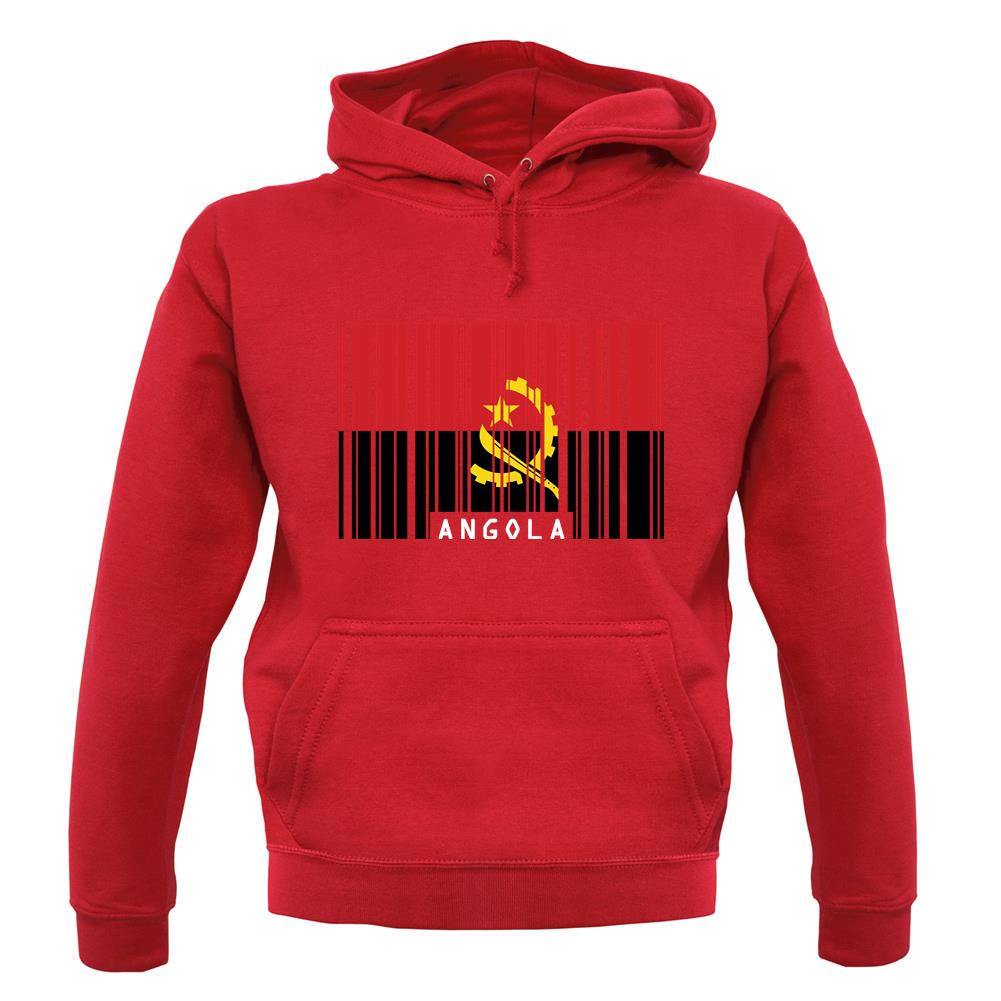 Angola Barcode Style Flag unisex hoodie Angola Barcode Style Flag unisex hoodie