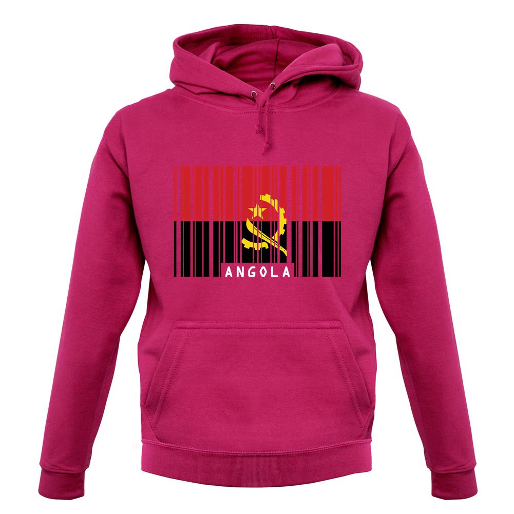 Angola Barcode Style Flag unisex hoodie Angola Barcode Style Flag unisex hoodie